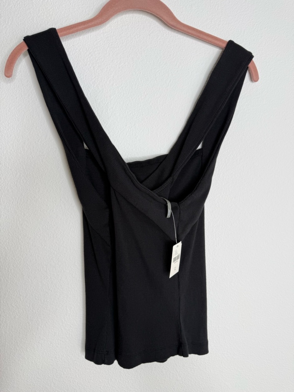 Anthropologie Square-Neck Halter Tank Black Sz Medium NWt - Picture 11 of 16